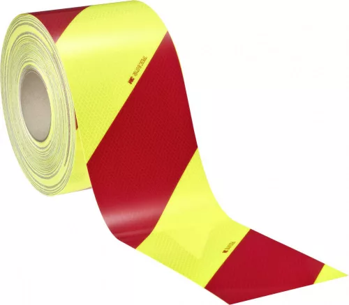 Fényvisszaverő szalag piros-sárga 14 cm jobb Fényvisszaverő szalag piros-sárga 14 cm jobb