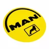 Matrica MAN-hez kör retro 22cm