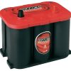 Optima Red - 12v 50ah jobb + sarus