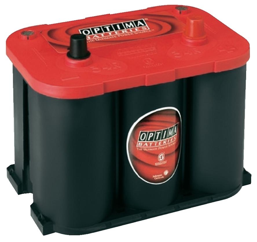 Optima Red - 12v 50ah jobb + sarus Optima Red - 12v 50ah jobb + sarus